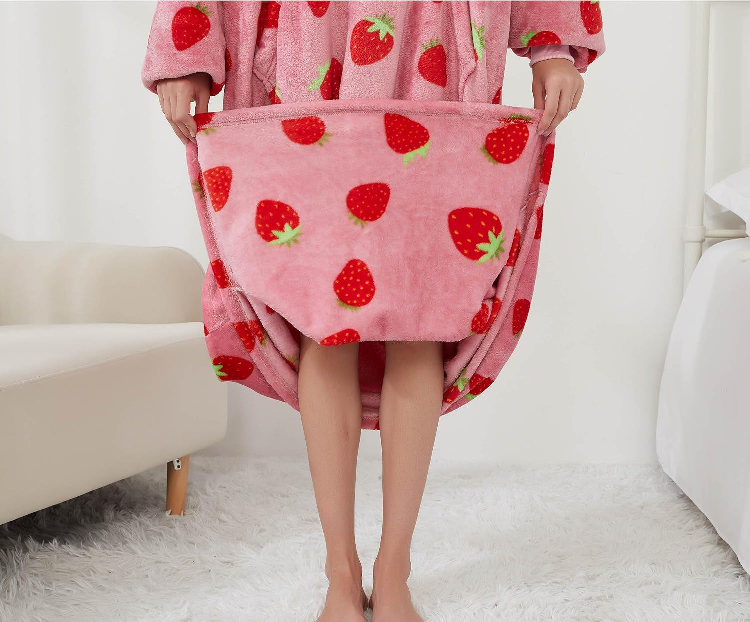 Extra Long Blanket Hoodie Oversized Hoodie Blanket Long Wearable Blanket Hoodie for Adults Snuggle Blankets